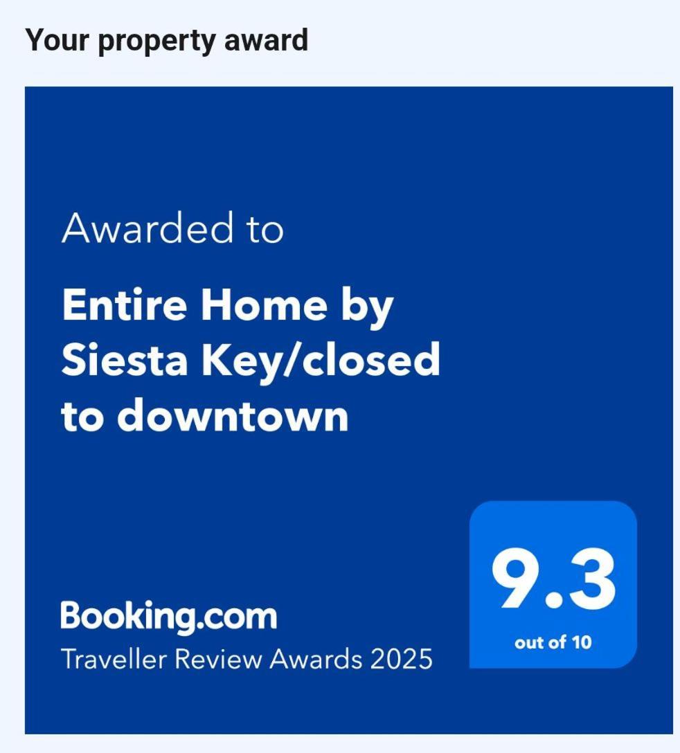 Entire Home By Siesta Key/Closed To Downtown Sarasota megye Kültér fotó